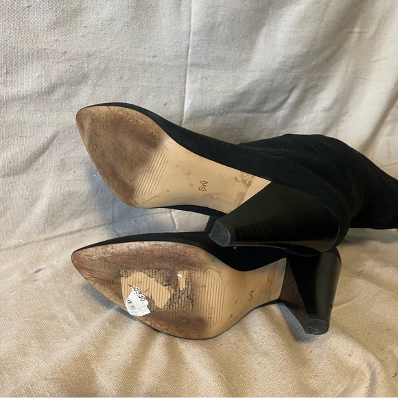 Something Navy Cone Heel Boot - Picture 3 of 6